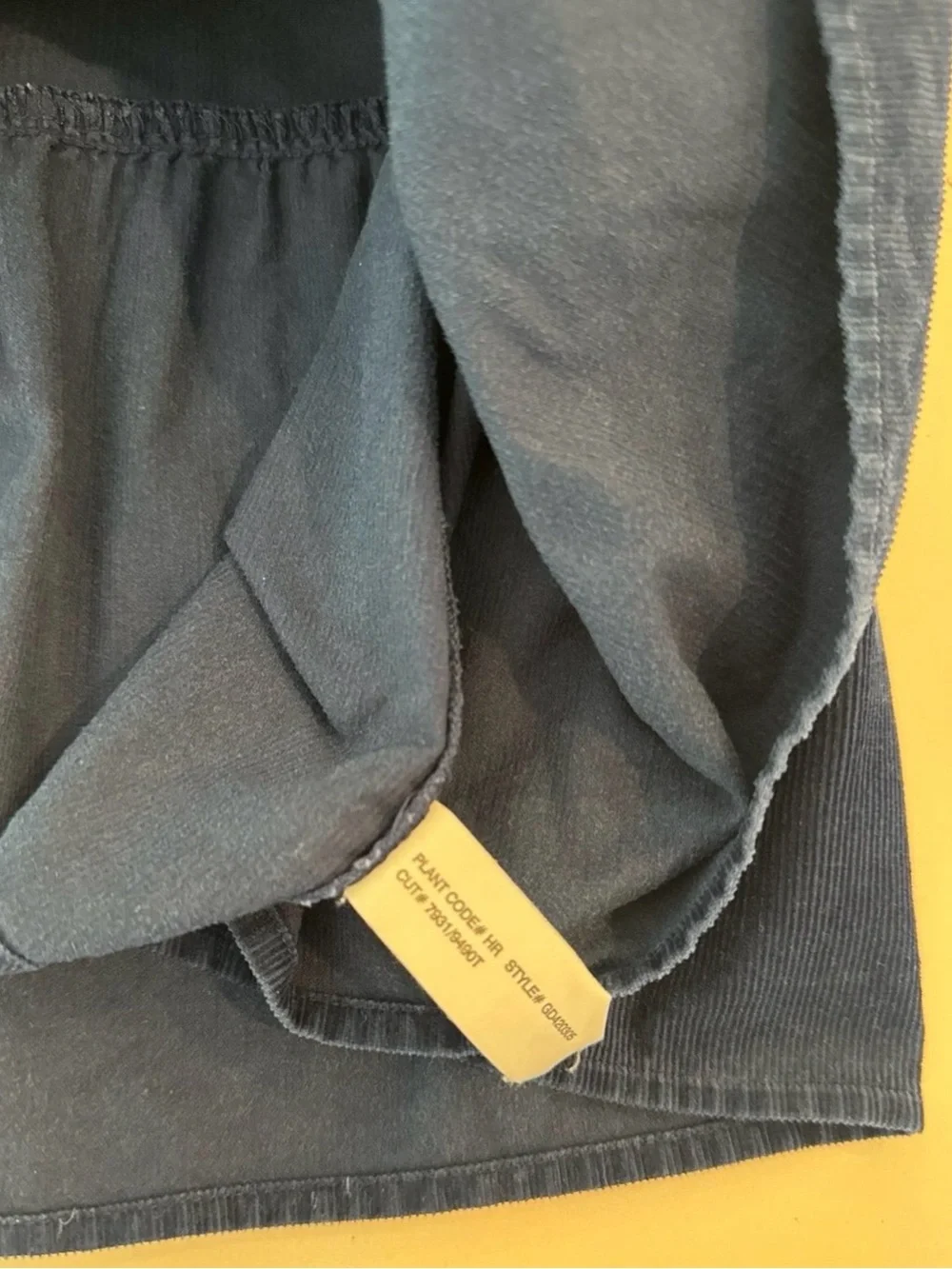 Ralph Lauren Girls Navy Corduroy Dress - Size 6 - Perfect Condition